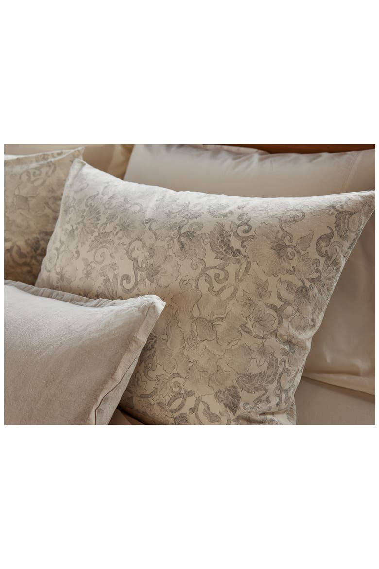 Solana Organic Cotton Pillow Sham, Alternate, color, UNDYED W/ GRAYS BOTANICAL