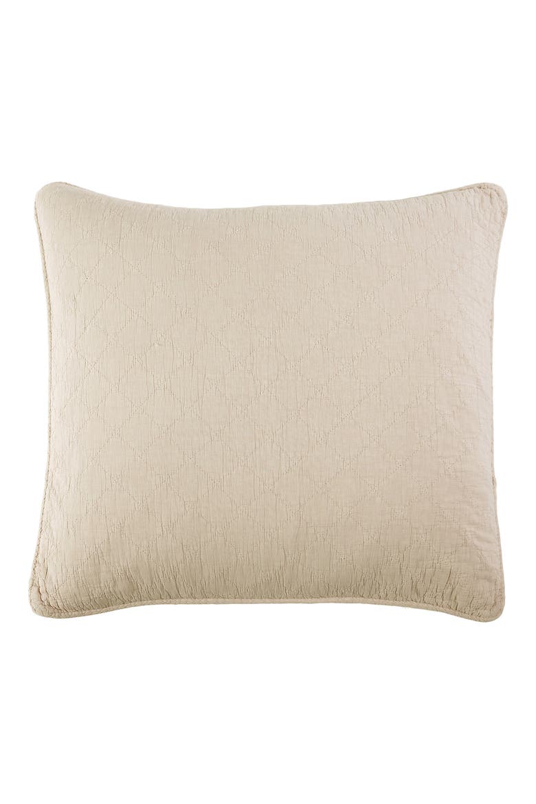 Huntington Euro Pillow Sham, Main, color, TAUPE