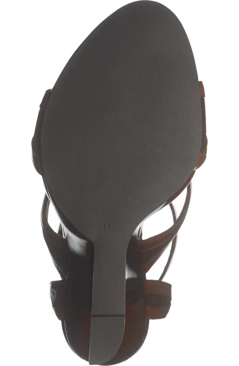 Jeffrey Campbell Tam-Tam Wedge Sandal, Alternate, color, Brown Combo