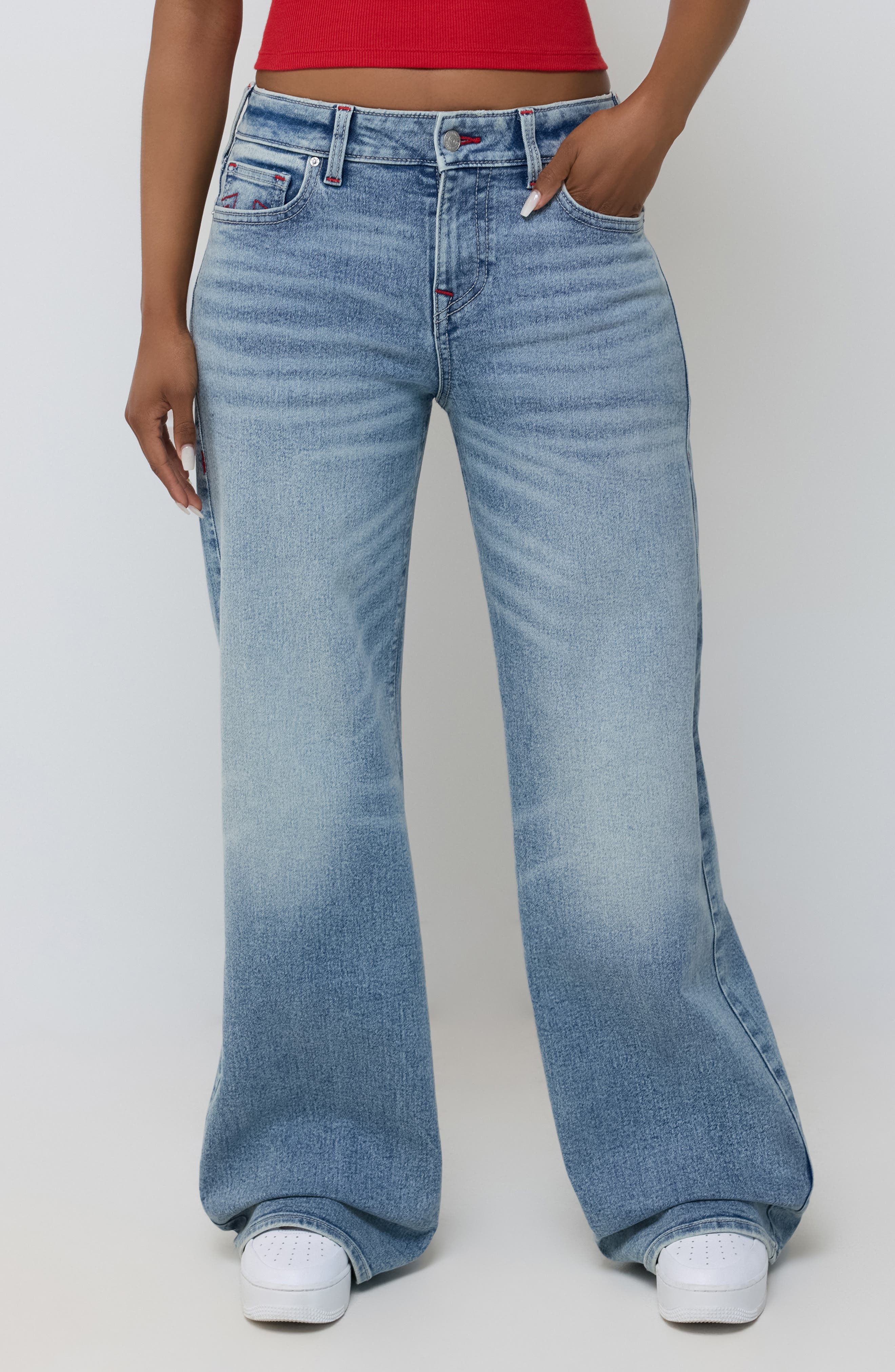 selected LIGHT BUCKING WASH