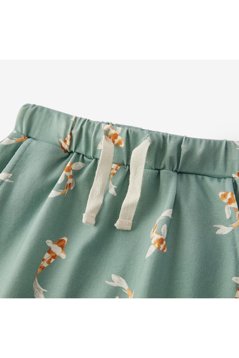 Cotton Stretch Jogger, Alternate, color, Swimming Koi
