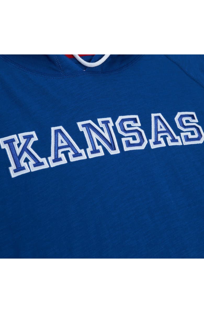 Mitchell & Ness Men's Mitchell & Ness Royal Kansas Jayhawks Legendary Raglan Pullover Hoodie, Alternate, color, Royal