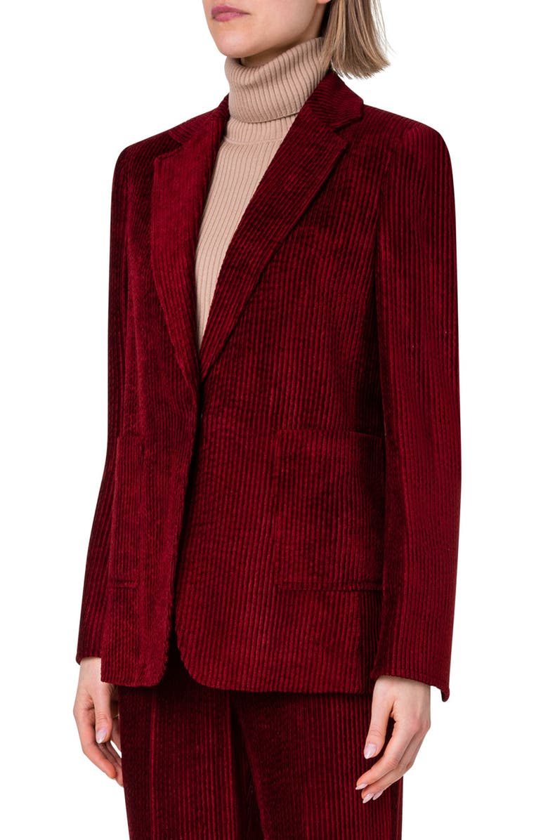 Akris punto Corduroy Blazer, Alternate, color,