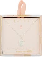 Leith Initial Pendant Necklace