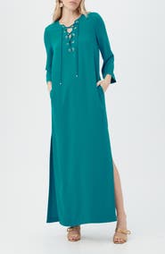 Trina Turk Catamaran Long Sleeve Dress