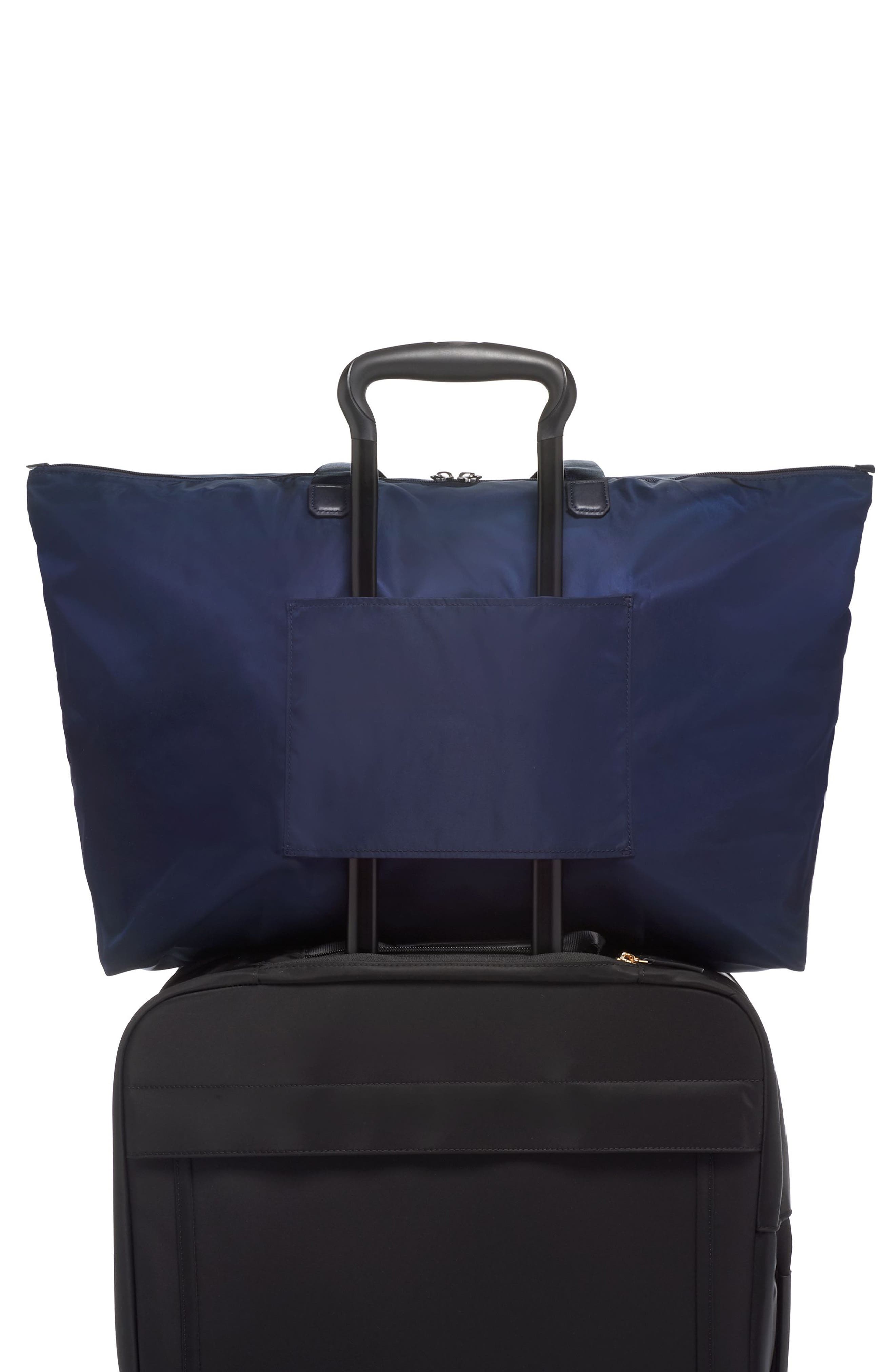 Voyageur Just In Case® Packable Nylon Tote, Alternate, color, INDIGO