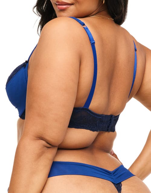 Shop Adore Me Clairabella Contour Demi Bra In Dark Blue