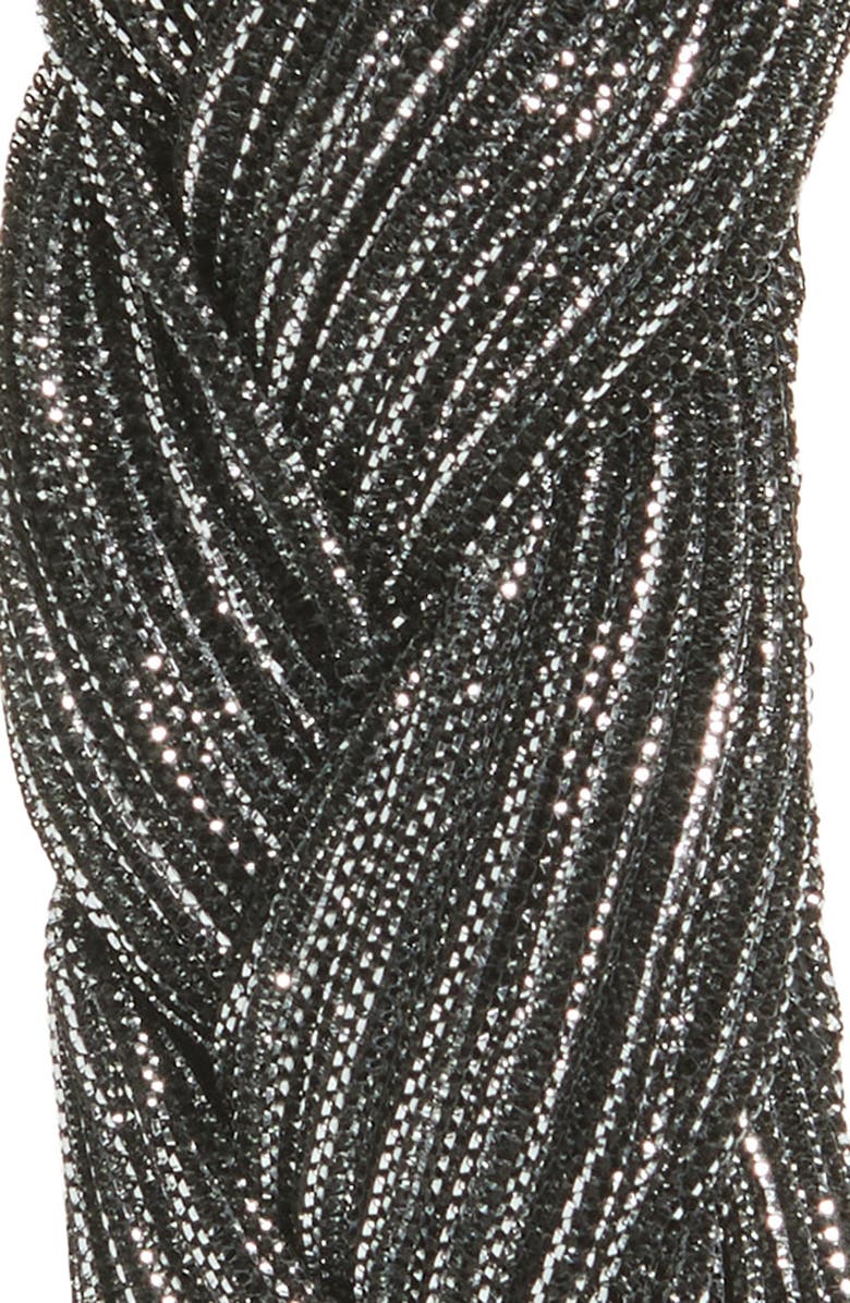 Tasha Braided Metallic Headband, Alternate, color,