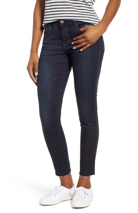 Wit & Wisdom Raw Hem Skinny Jeans (Regular & Petite)