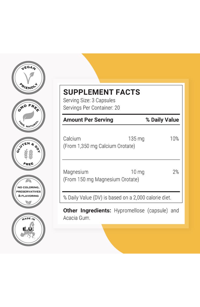SuperSmart Calcium Orotate, Alternate, color, NO COLOR