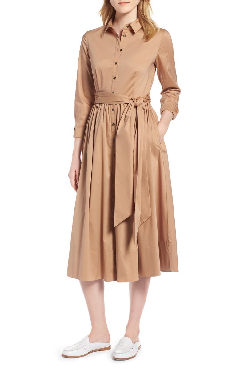 1901 Midi Shirtdress, Main, color, 