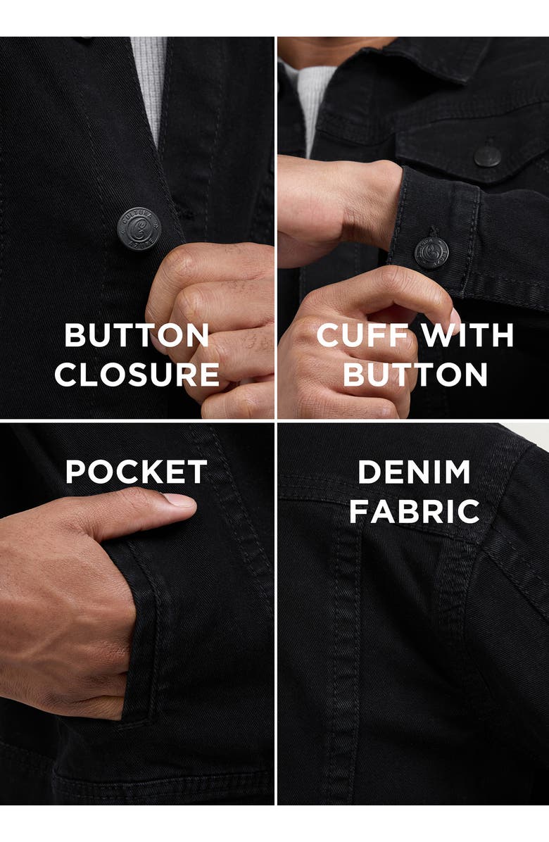 XRAY Saddle Stitch Denim Jacket, Alternate, color, 