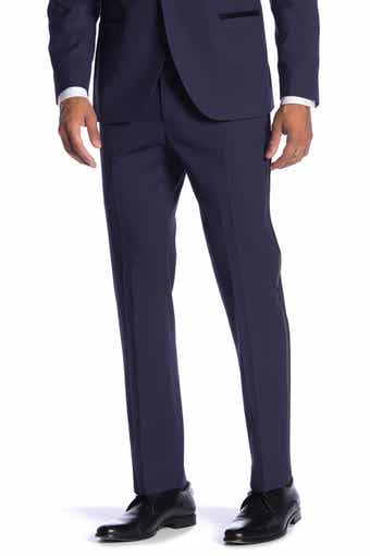 SAVILE ROW CO Essex Purple Slim Fit Tuxedo Pants - 30-34" Inseam