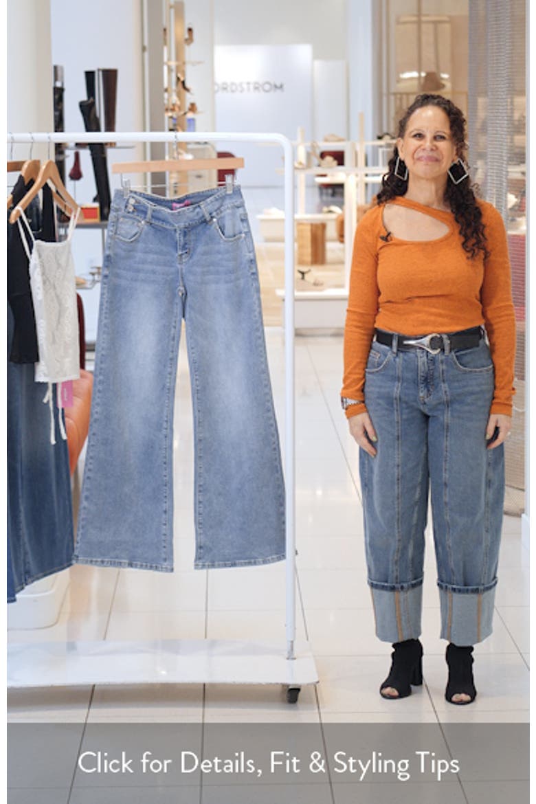 Dale Low Rise Straight Leg Jeans video