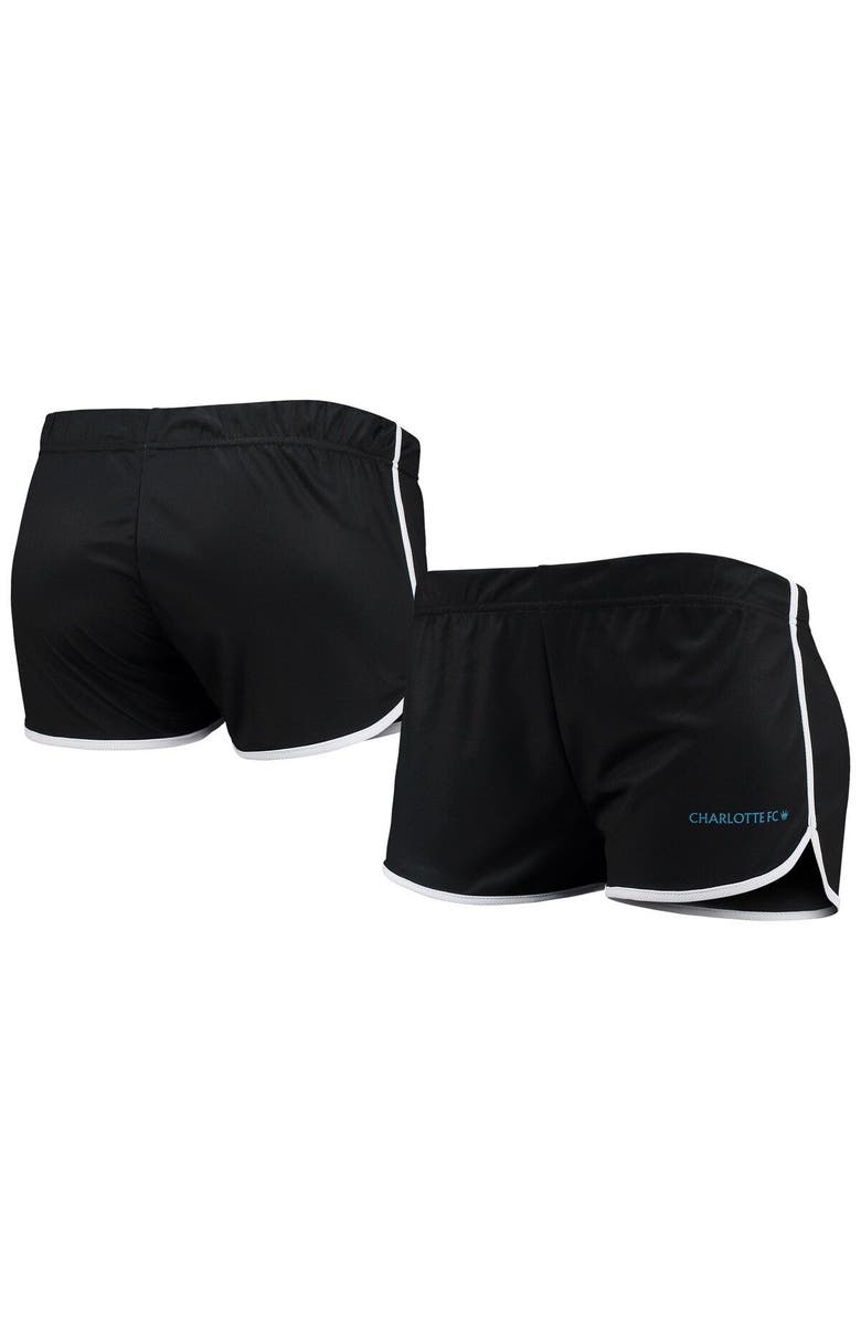 ZOOZATZ Women's ZooZatz Black Charlotte FC Mesh Shorts, Main, color,