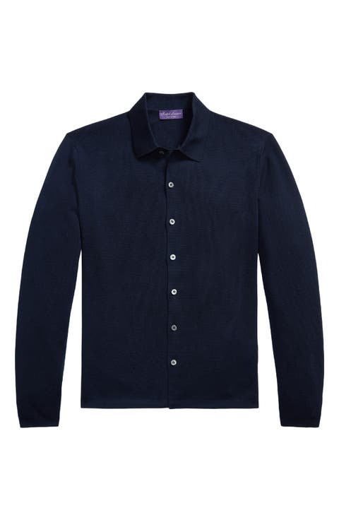 Milano Stitch Merino Wool Cardigan
