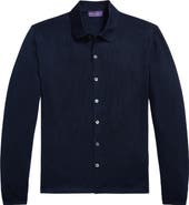 Ralph Lauren Purple Label Milano Stitch Merino Wool Cardigan