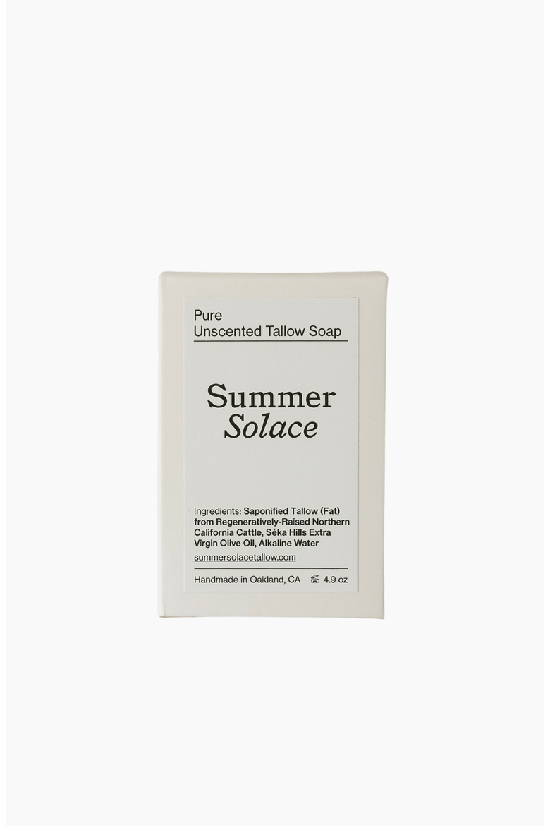 Pure Unscented Bar Soap Regenerative Tallow, Main, color, Off-white