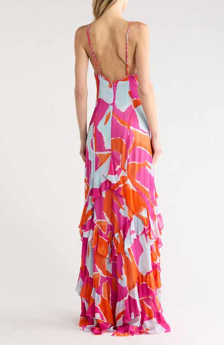 DVF Stella Ruffle Maxi Dress