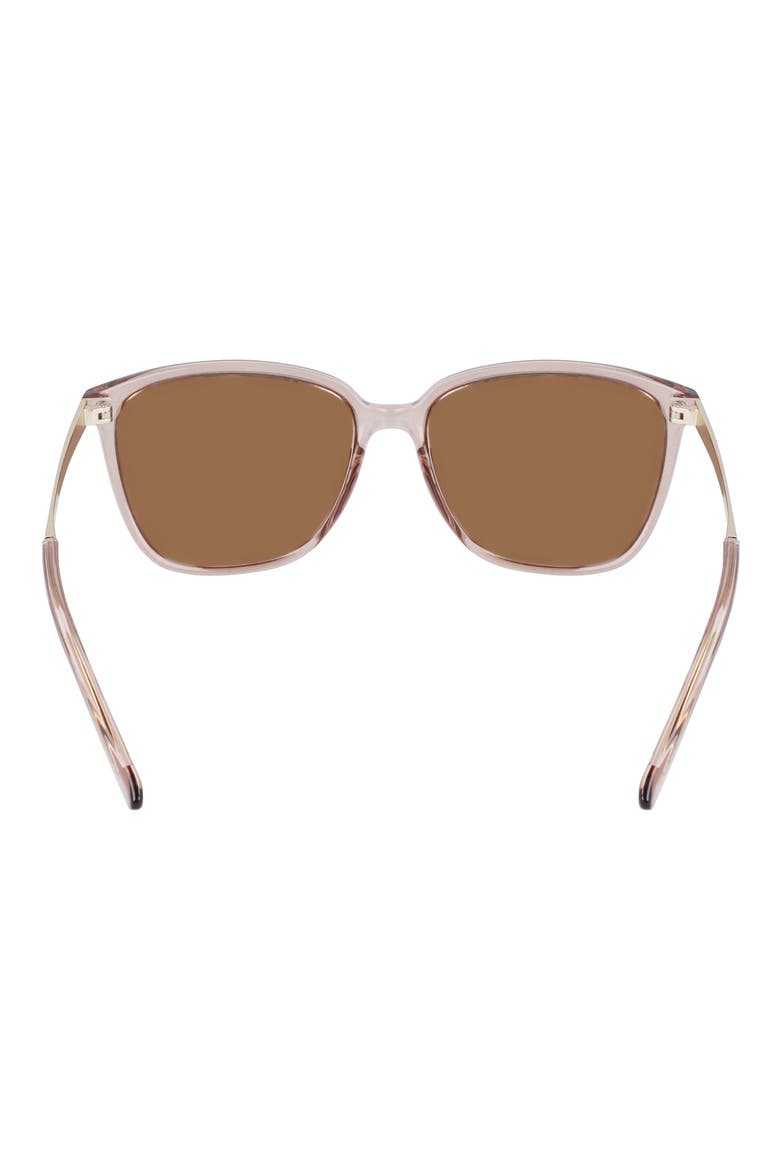 57mm Polarized Square Sunglasses, Alternate, color, TAUPE CRYSTAL