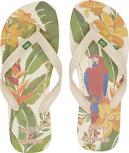 Havaianas x FARM Rio Parrot Floral Flip Flop