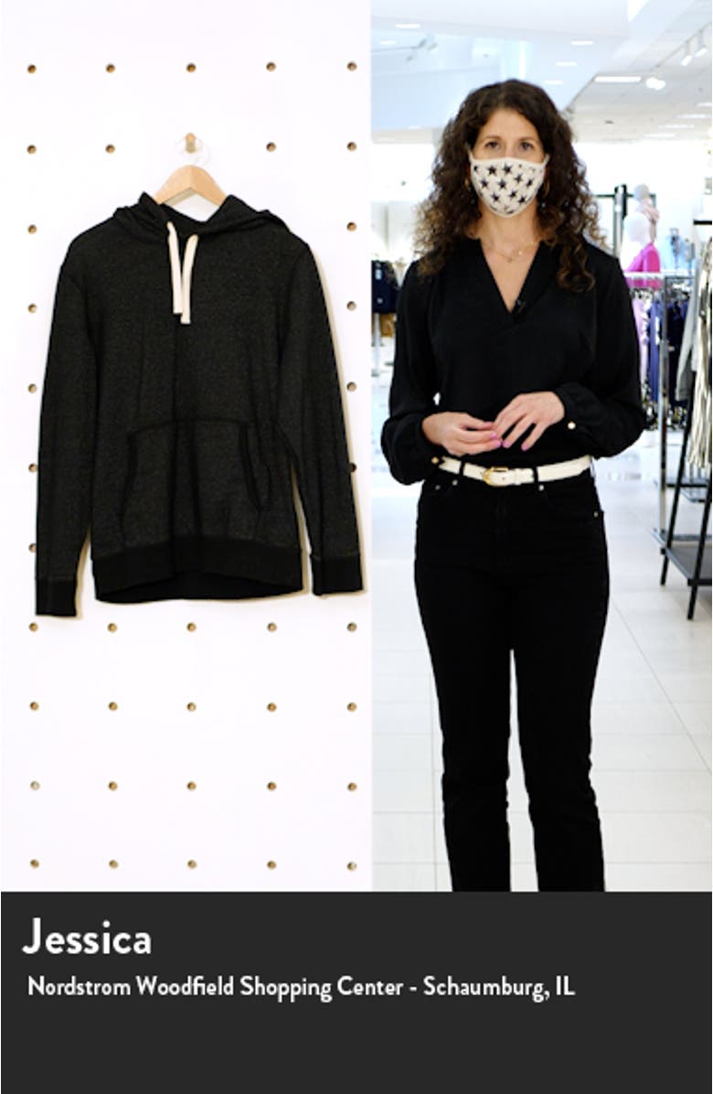 Marled Cotton Blend Pullover Hoodie, sales video thumbnail