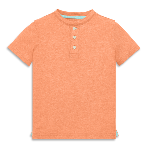 Kids Heathered Henley Tee (Toddler, Little Kid, & Big Kid)