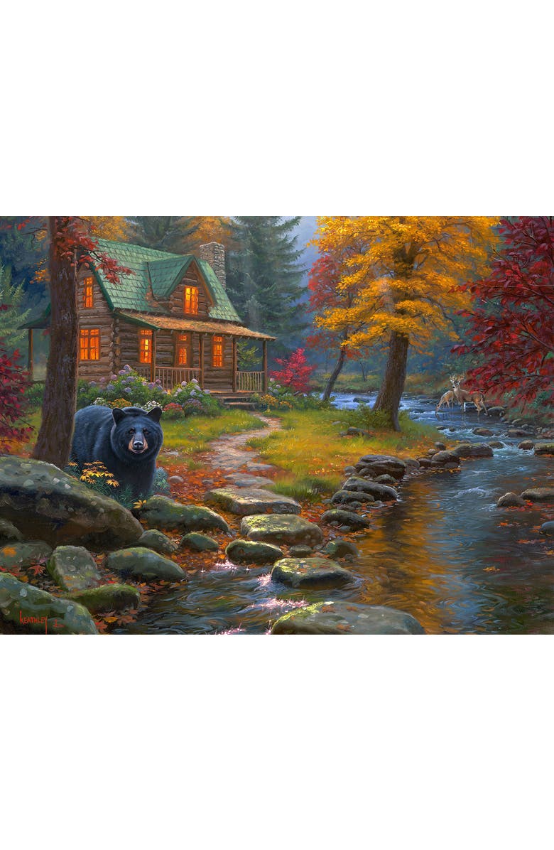Sunsout Autumn Visitors 500 piece Jigsaw Puzzle for Adults Large Pieces, Alternate, color, Multicolor