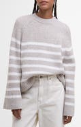 Barbour Irene Stripe Wool Blend Crewneck Sweater