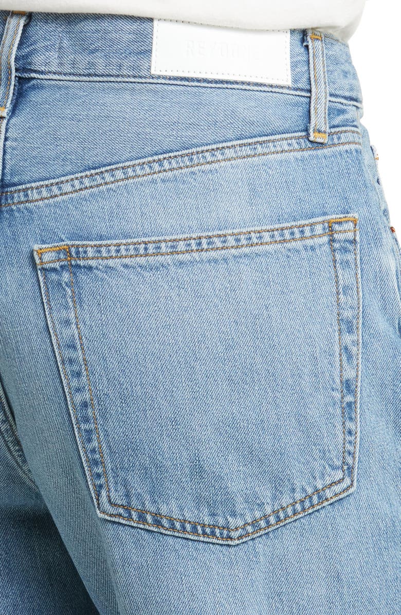 Re/Done Loose Crop Wide Leg Jeans, Alternate, color, Vintage Flow