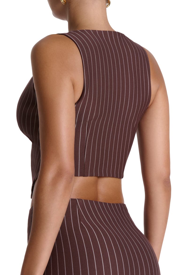 Tailored Vest, Alternate, color, BROWN