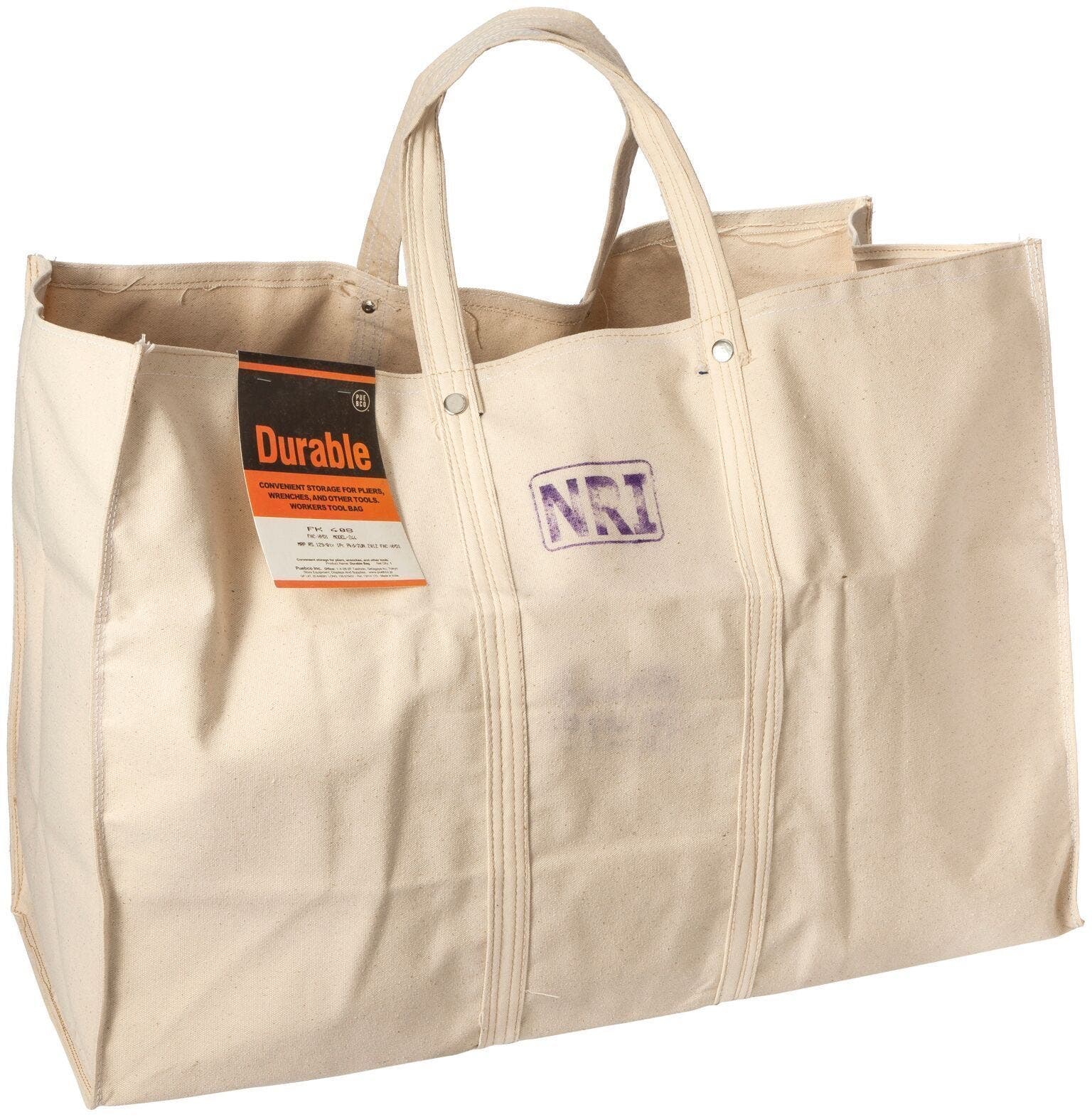 PUEBCO Labour Tote Bag, Alternate, color, Off White