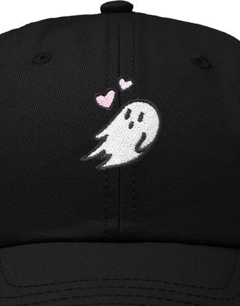 Heartly Ghost Embroidered Cap