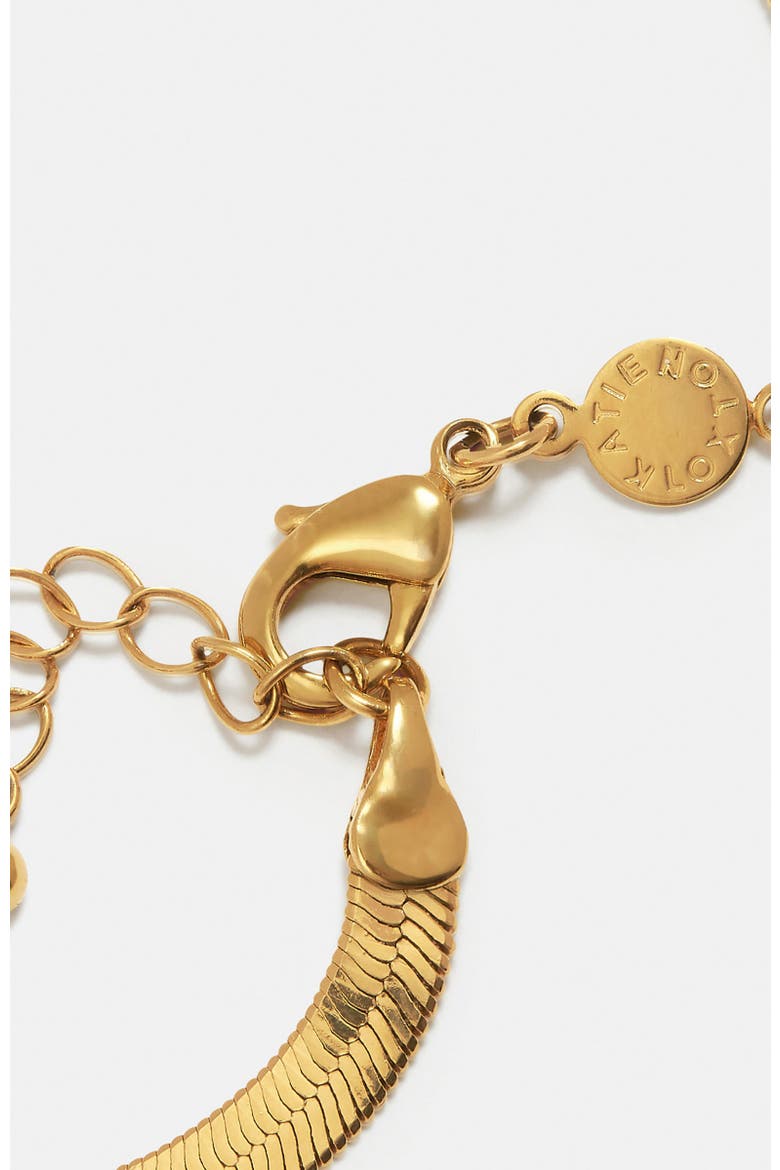Ciana Snake Chain Bracelet, Alternate, color, Gold