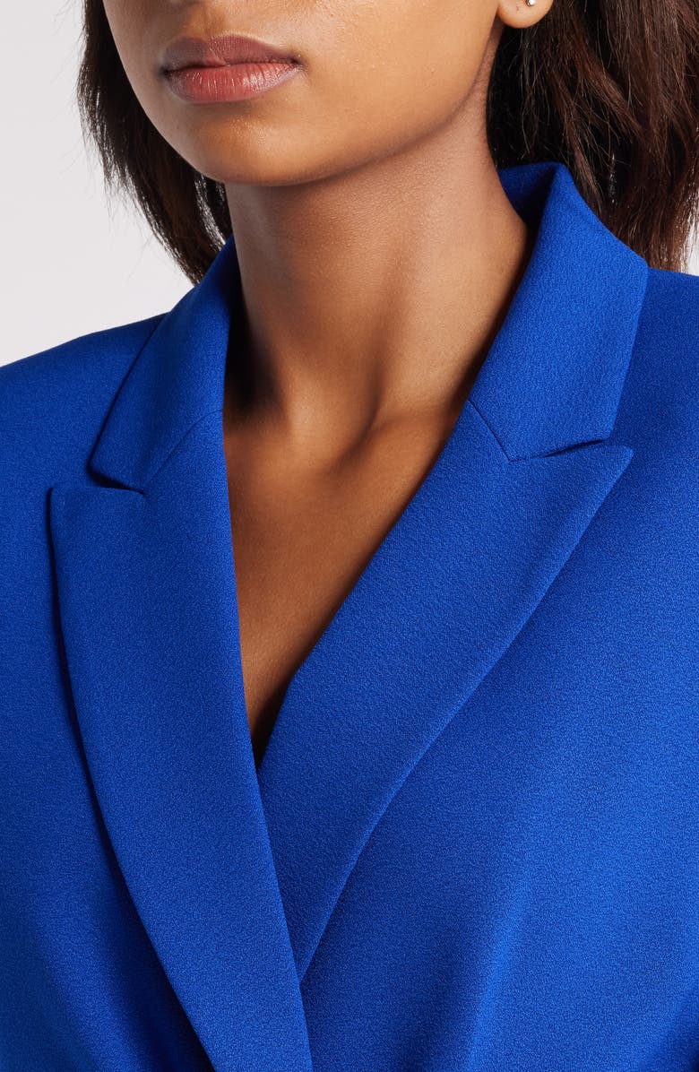 Tahari ASL Nested Belted Jacket and Skirt, Alternate, color, Cobalt