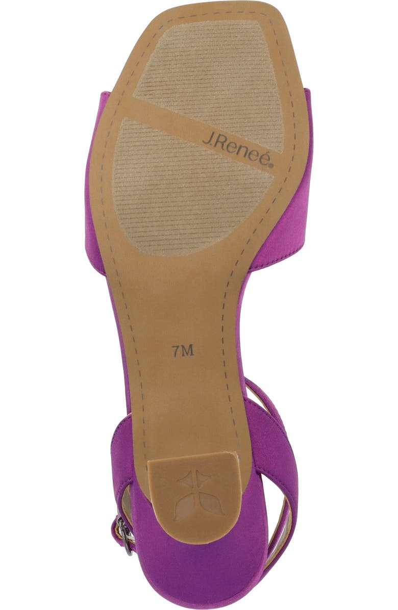 J. Reneé Nickee Ankle Strap Sandal, Alternate, color, Purple