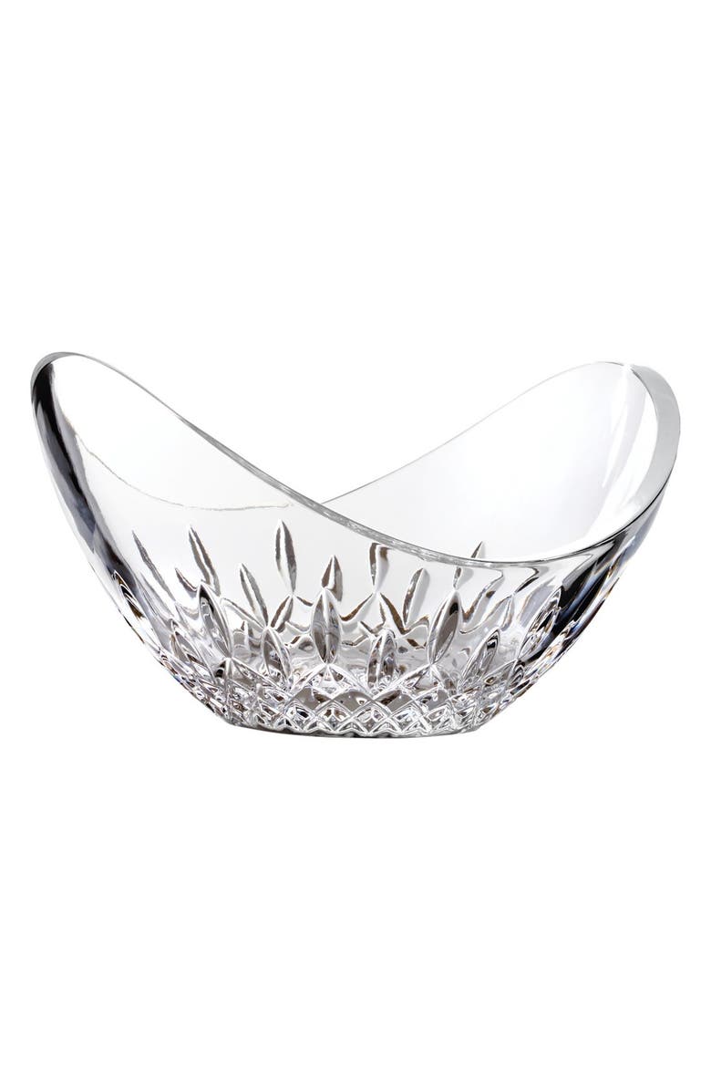 Waterford 'Lismore Essence' Lead Crystal Ellipse Bowl, Alternate, color, 