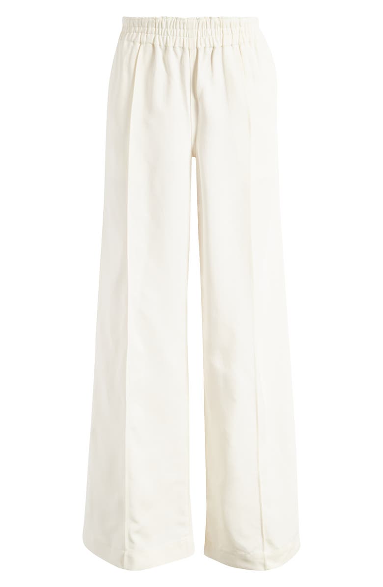 PAIGE Harper Elastic Waist Wide Leg Pants, Alternate, color, Soft Vanilla
