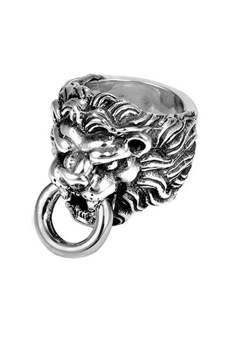 Lion's Head Ring