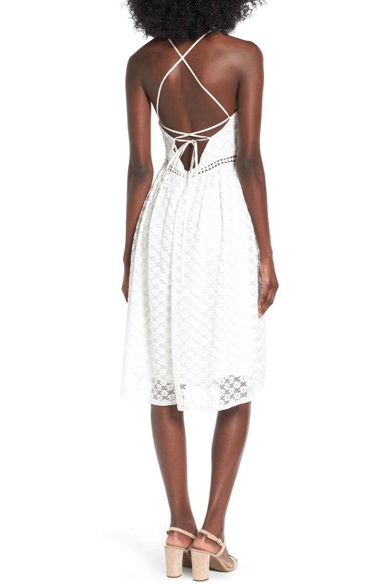 Soprano Lace Midi Dress, Alternate, color, 