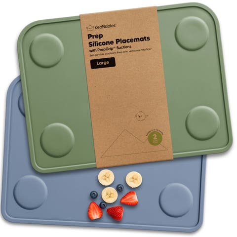 2-Pack Prep Silicone Placemats