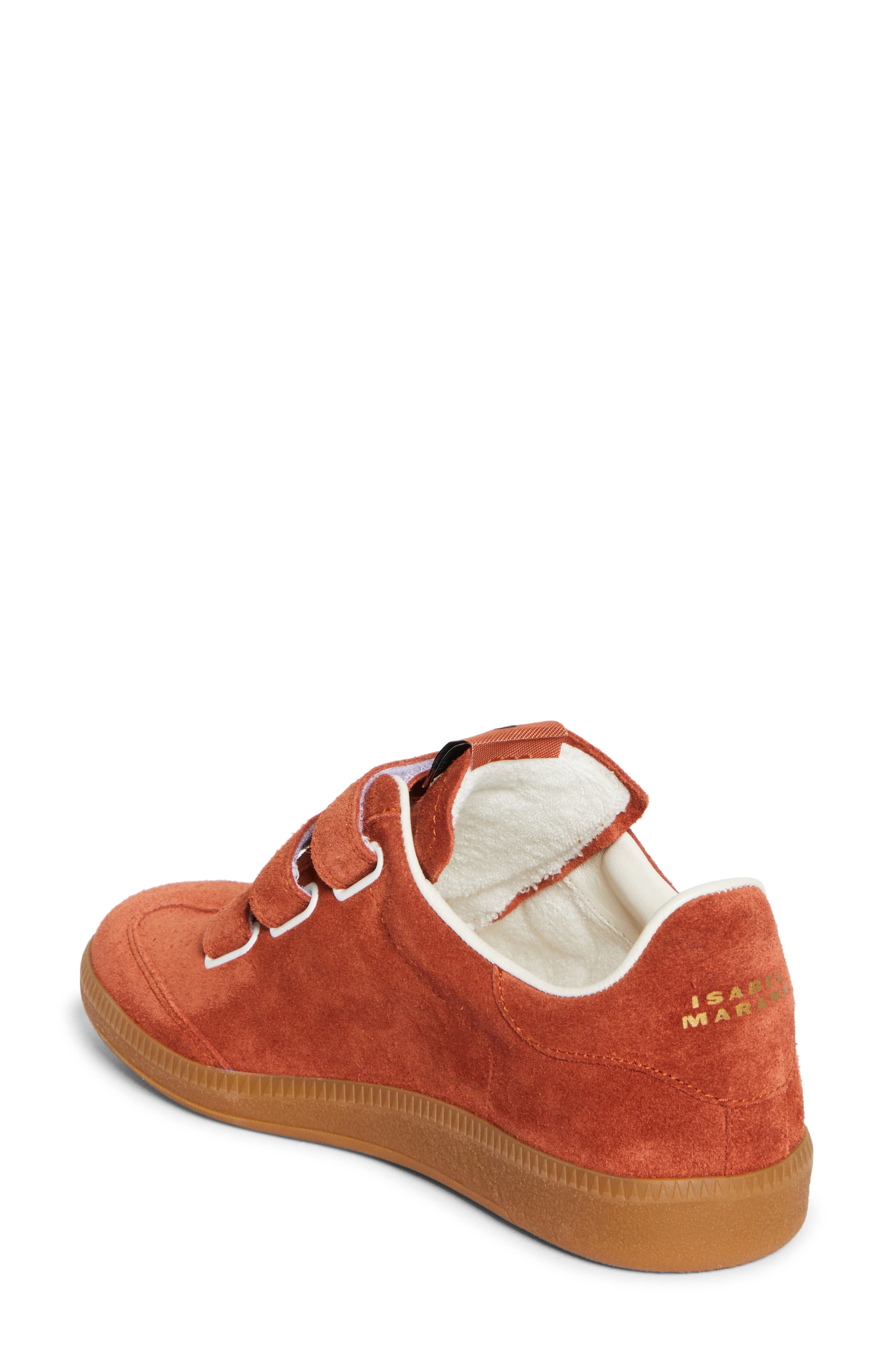 Beth Low Top Sneaker, Alternate, color, BRLB BRICK/ LIGHT BLUE