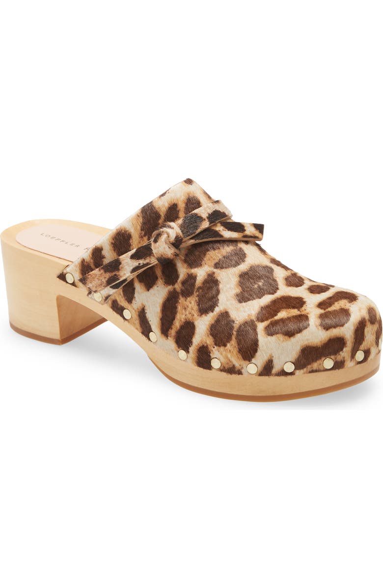 Loeffler Randall Roberta Genuine Calf Hair Clog, Main, color,