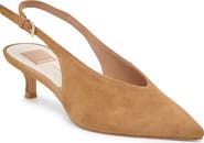 Dolce Vita Alenna Slingback Pointed Toe Kitten Heel Pump
