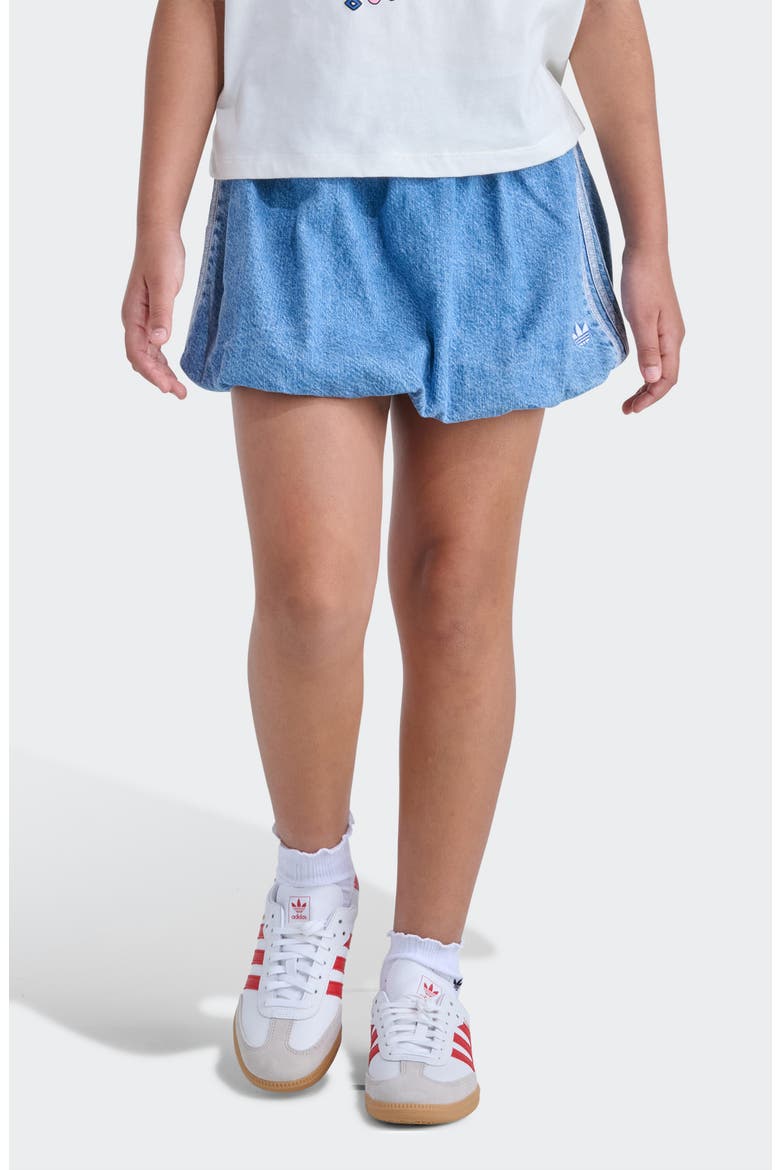 Kids' Denim Bubble Skort, Main, color, MEDIUM WASH DENIM