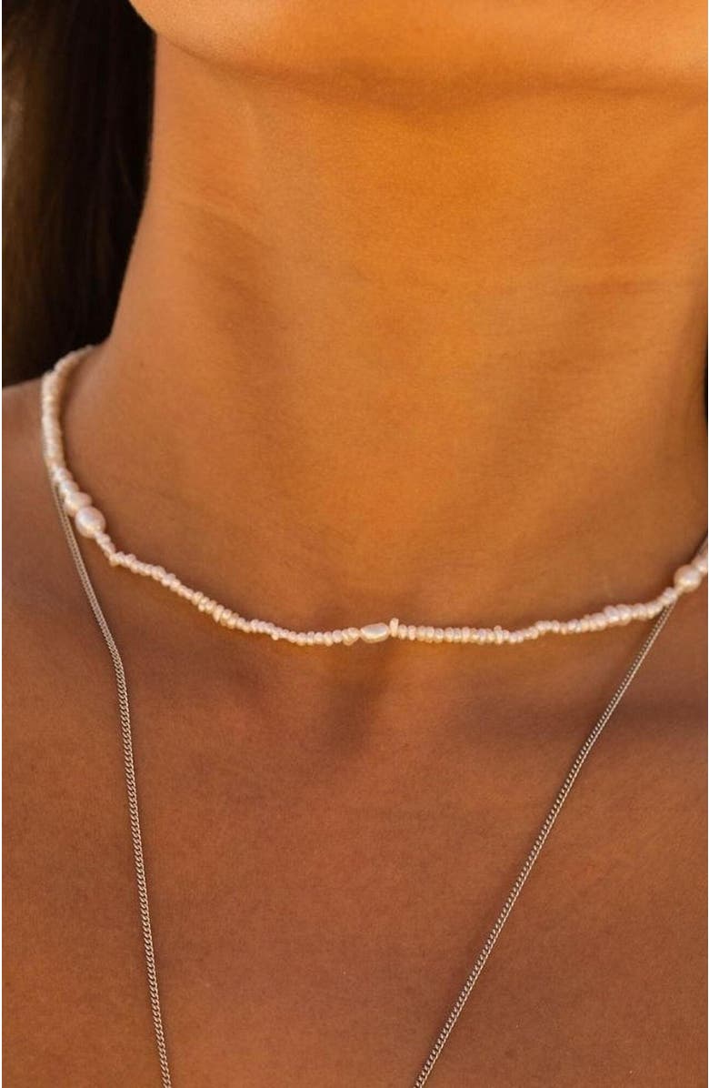 Mantra Journey Pearl Chain, Alternate, color, Pearl