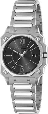 Gucci G-Flat Bracelet Watch, 30mm