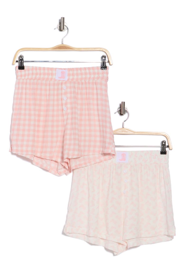 Challis Oriel 2-Pack Assorted Boxer Shorts, Main, color, COWGIRL BOOTS MICRO