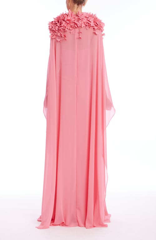 Badgley Mischka Collection Strapless Gown With Caftan Overlay