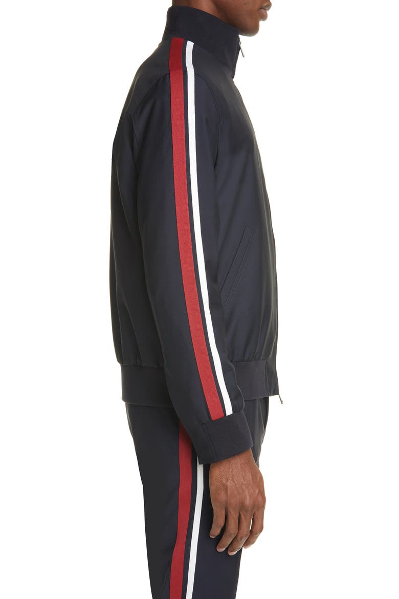 Stripe Track Jacket, Alternate, color, BLUE MULTI